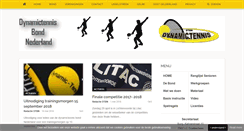 Desktop Screenshot of dynamictennis.nl